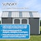 Sunsky 6 ft. 2.67 LP Polycarbonate Roof Panel in White Opal, 5PK 401025 - alternate 5